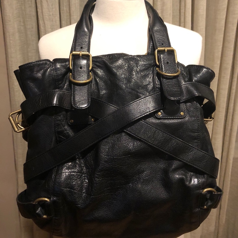 Kooba Authentic Black Leather Bag - Picture 1 of 15